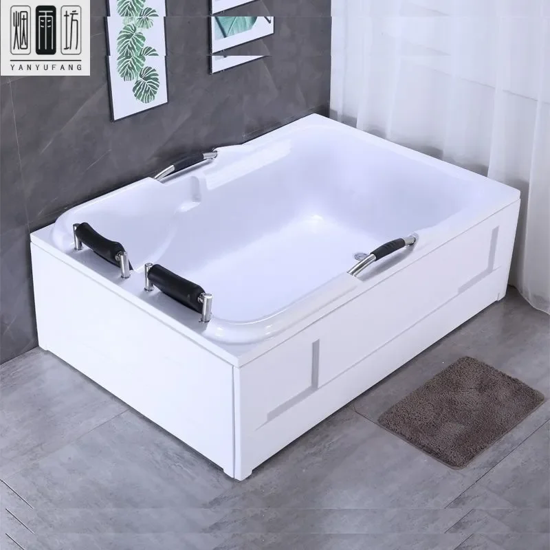 for Premium Couple Bathtub Adult Massage Thermal Insulation Heating Oversized Acrylic Shower Large Size Intelligent Double