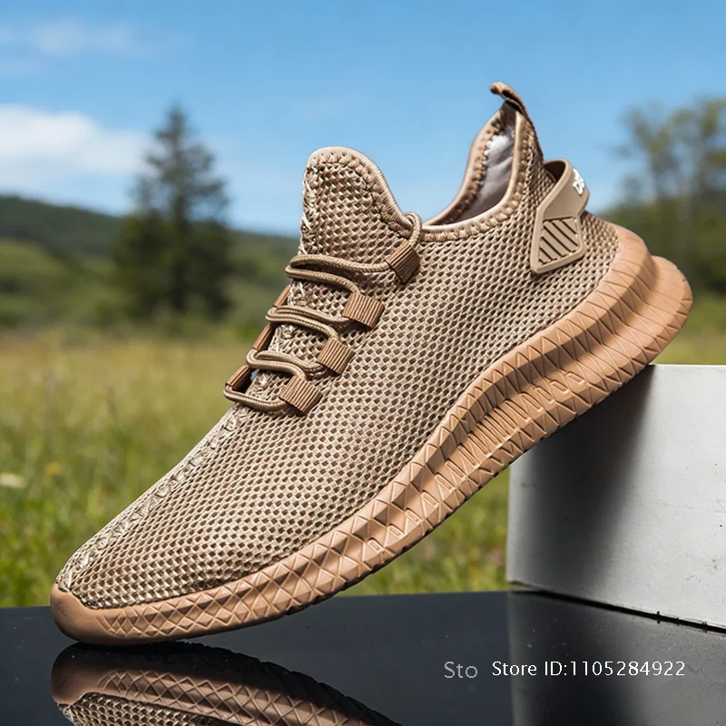 

Comfortable Men's Casual Shoes Summer 2026 Breathable Slip-On Sneakers Trendy Outdoor Sports Footwear for Teenagers Versatile