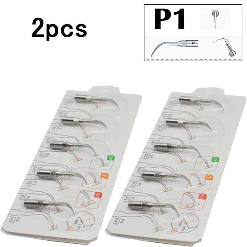 2set Dentist Dental Ultrasonic Scaler Tip Endodontics Fit For SATELEC Woodpekcer EMS DTE Scaling Handpiece Dentista Odontologa