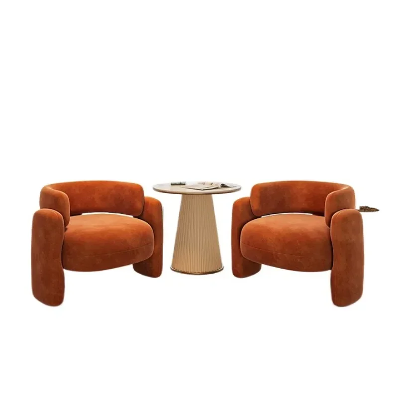 French Cream Wind Single Sofa Chair