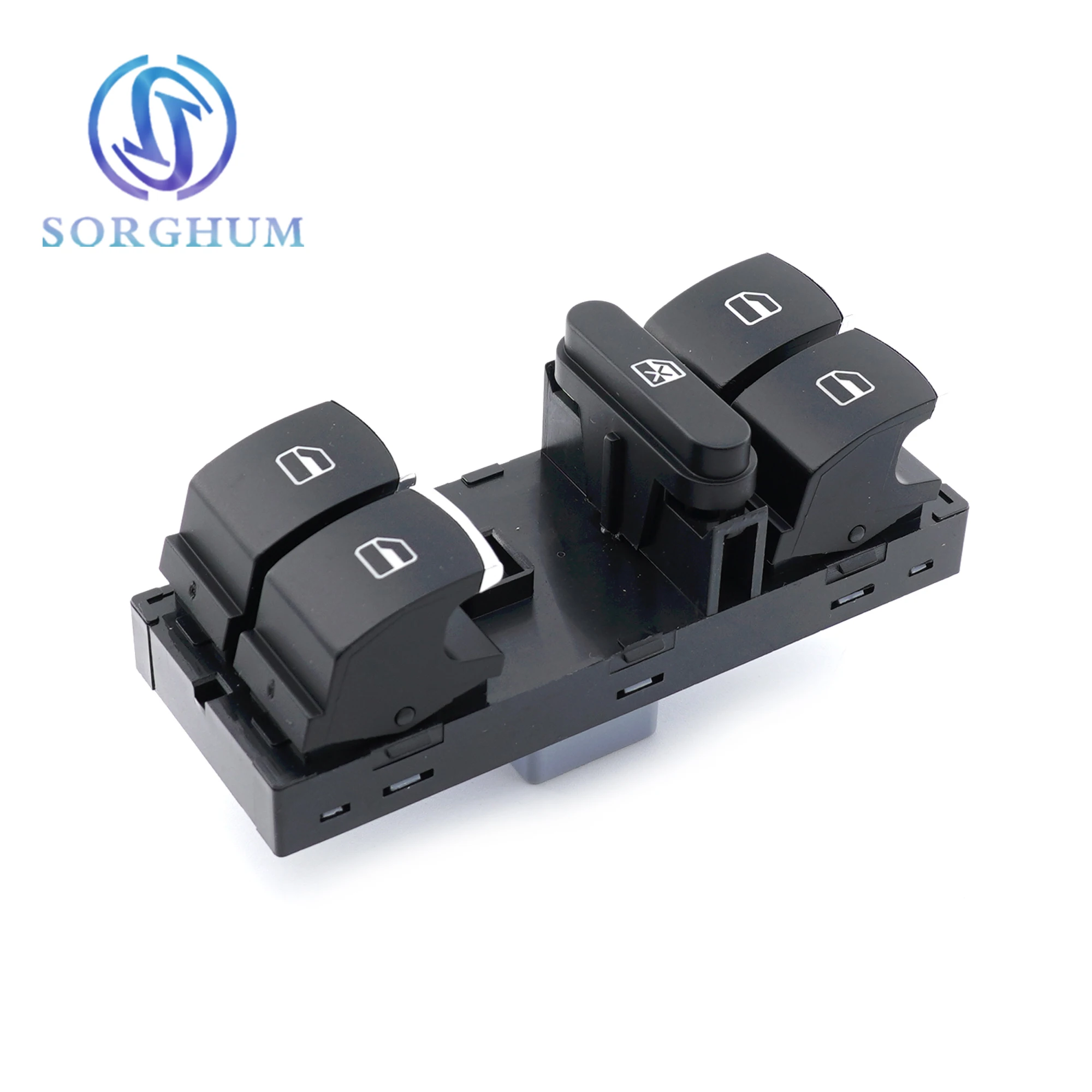 

5ND959857 Power Window Master Control Switch Button For VW Jetta Tiguan Golf GTI MK5 MK6 Passat B6 CC Seat Leon MK2 5K0959855