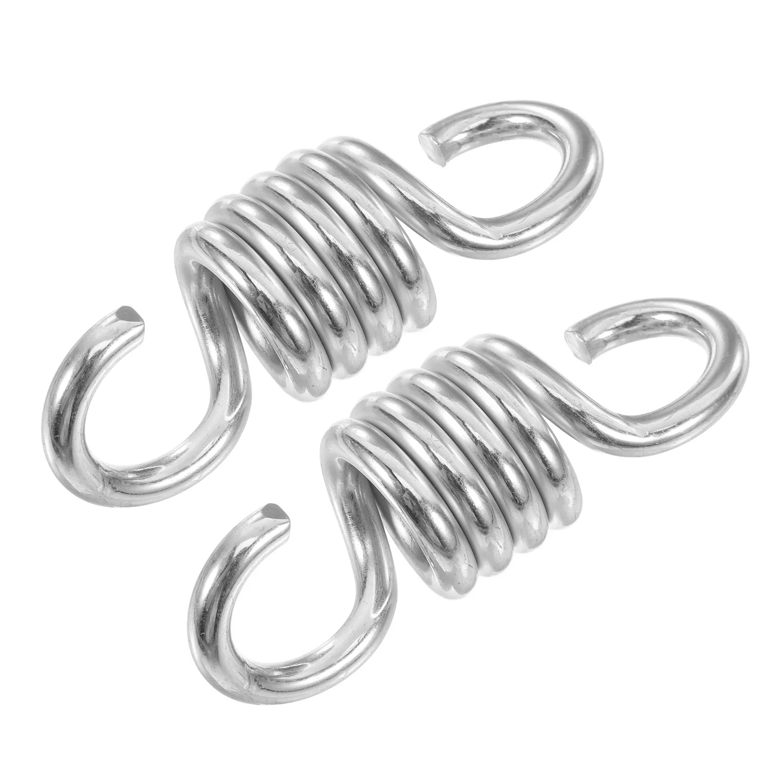 Heavy Duty Swing Springs 2 Pack Galvanized Metal Replacement Kit for Porch Hammock Chair Smooth Suspension