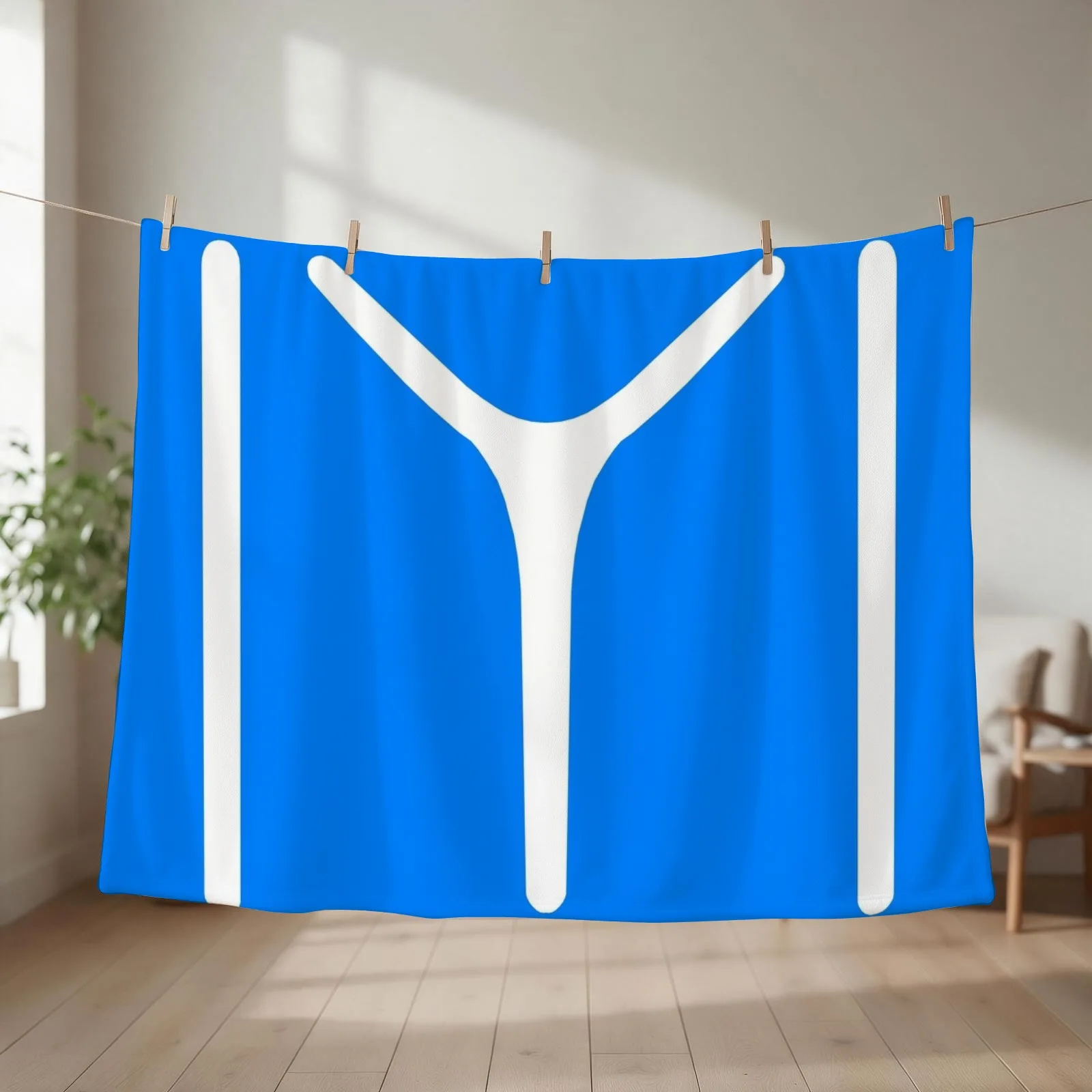 Kayi Tribe - Ertugrul IYI Flag Throw Blanket couch cozy soft plush fuzzy picnic outdoor blanket