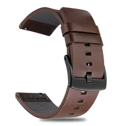 20mm 22mm Strap for Samsung Galaxy Watch 4 5 6 7 44mm 40mm 5 Pro Classic 42/46mm 43/47mm Band Active 2 Gear S3 Leather Bracelet