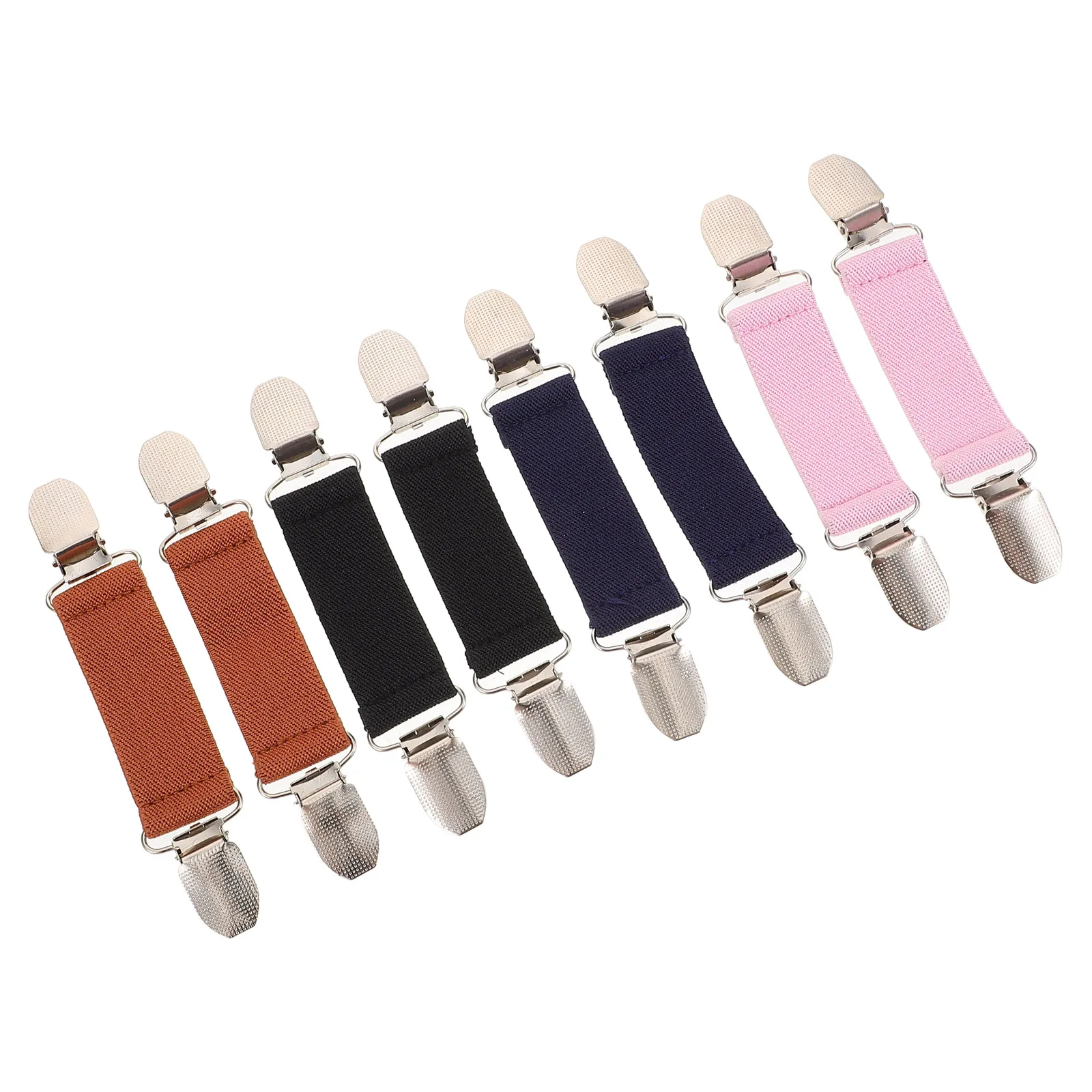 

8 Pcs 's Gloves Anti-slip Strap Mitten Straps Hat Clips for s Metal Holders Winter Elastic