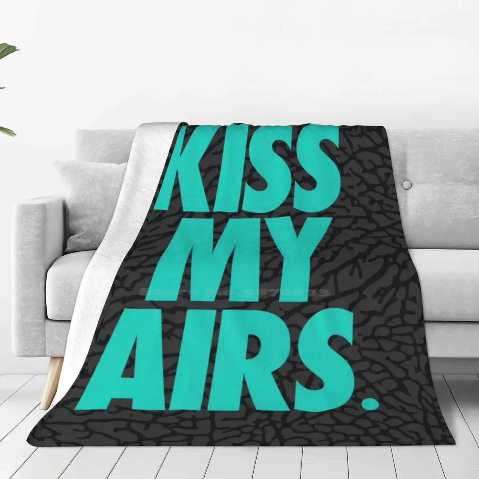 Kiss My Airs X Atmos Trend Style Funny Fashion Soft Throw Blanket Hypebeast Streetwear Highsnobiety Hi Fashion Home Ss20 Ss19