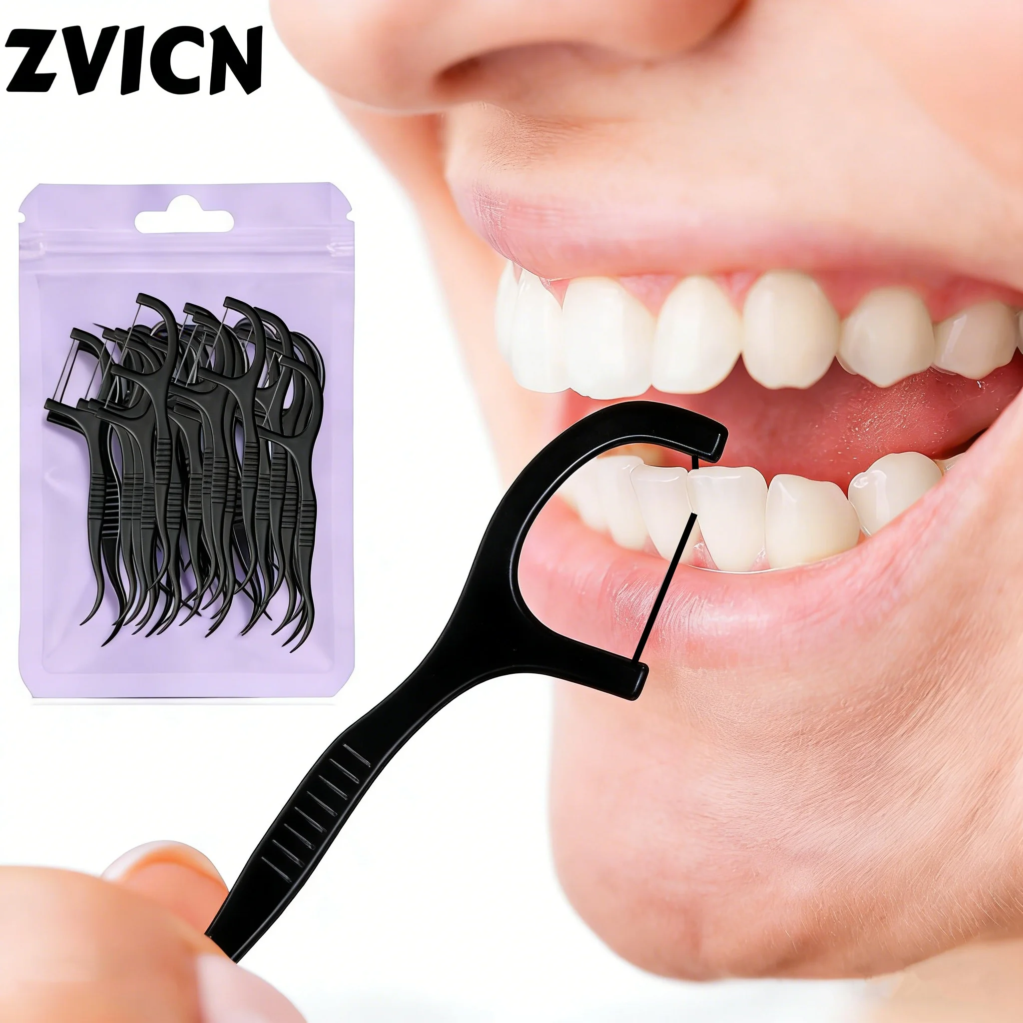 100-1000pcs Ultra-Fine Toothpicks, Home Set, Portable and Disposable Care Floss- Deep Cleaning for Oral Care
