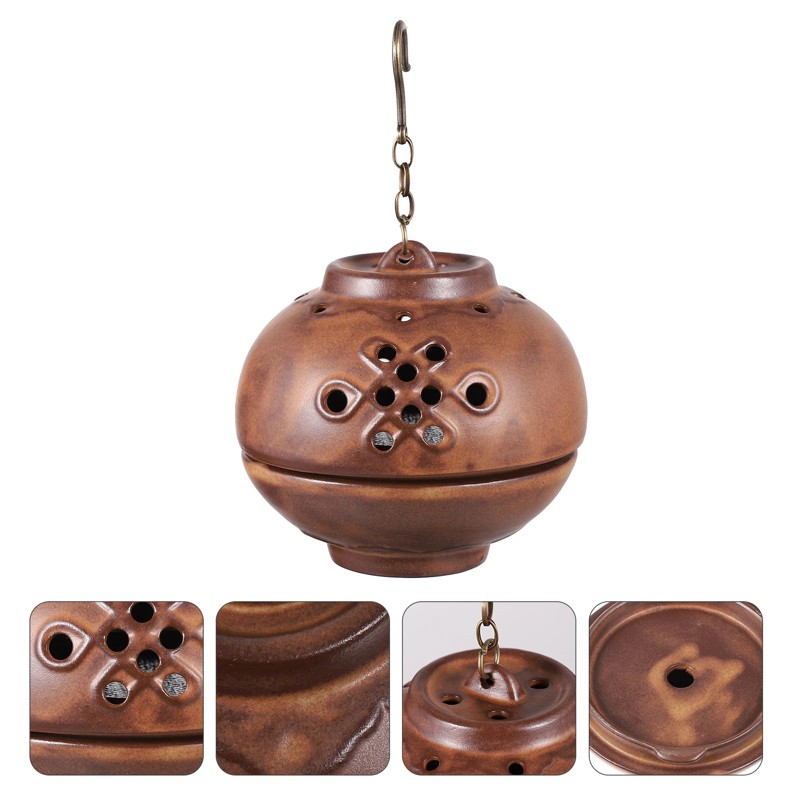 

Ceramic Incense Backflow Ceramic Backflow Incense Burner Censer Censer Home Decor Bedroom Study Yoga Sauna Purifier