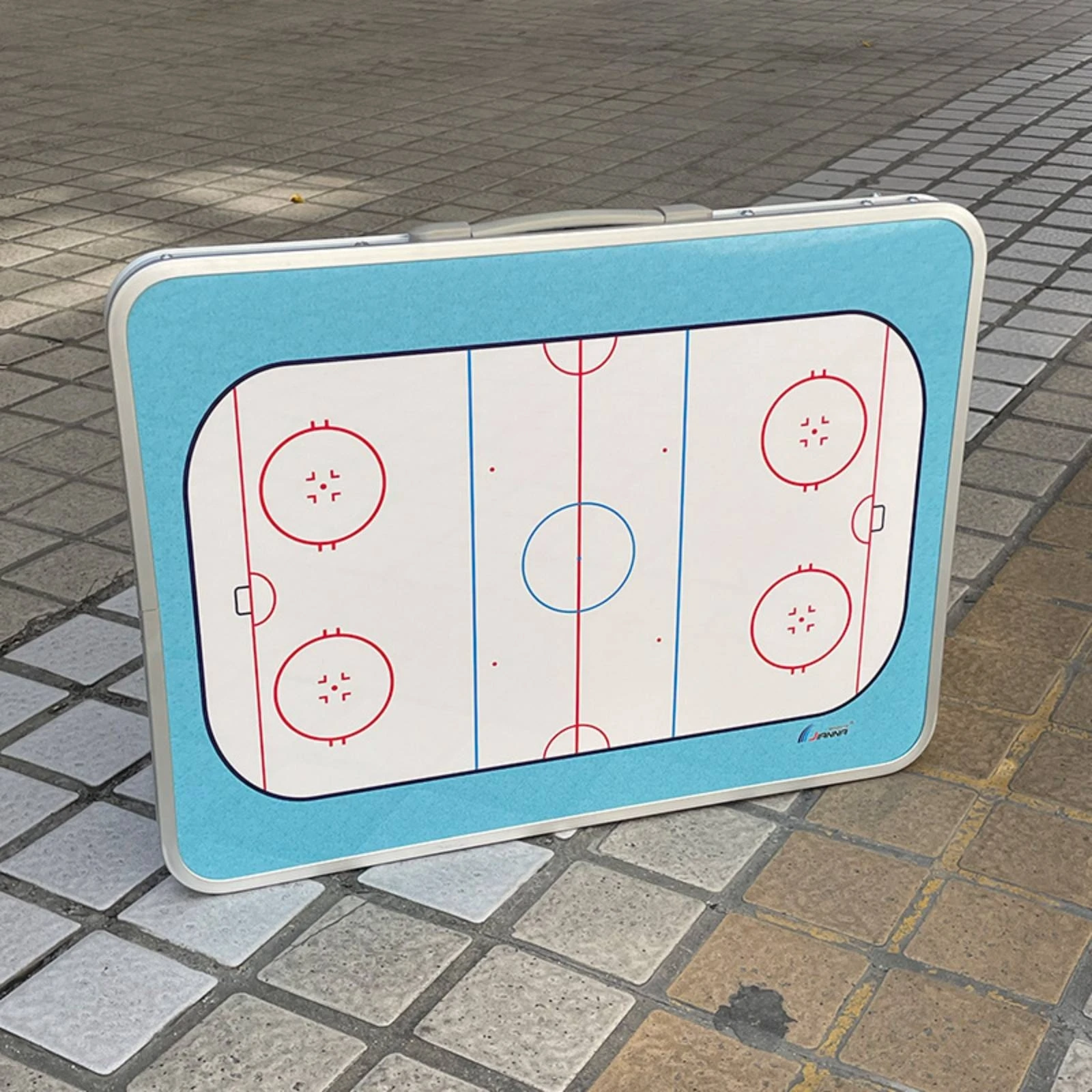Folding Hockey Desk Board Foldable Hockey Coaching Board Sports Training Gear Tabletop Portable for Practice