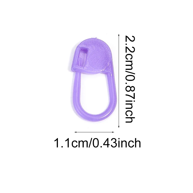 20/50/100PCS Random Color Plastic Small Mark Buckle Crochet Locking Stitch Markers Clips DIY Sewing Handcraft Tools Crafts ZYF
