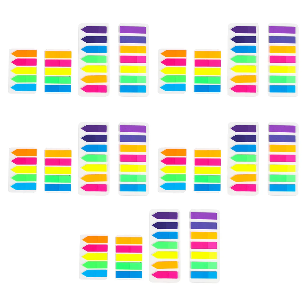 

10Pcs Translucent Index Stickers Selfadhesive Pet Material Sticky Memo Notes Book Classification Decals Easy Pasting Marking