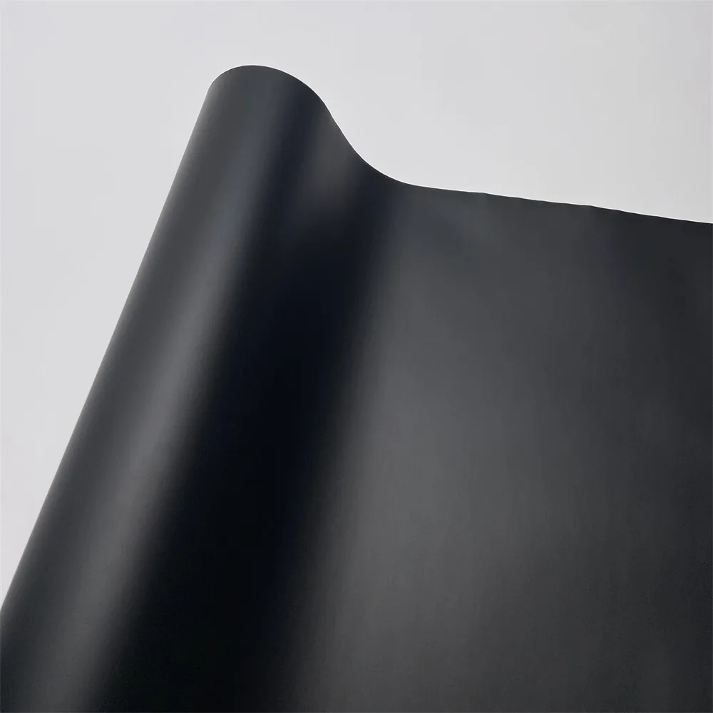 Car Wrap Schwarze Vinylfolie, glänzend, matt, Vinyl, gebürstete Chromfolie, luftblasenfrei, für Fahrzeug, Motorrad, Styling, Aufkleber – Detail 3
