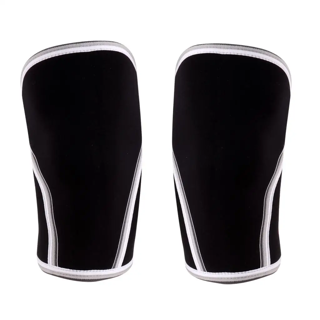 Neoprene Knee Brace Reinforced Stitching Compression Knee Protector Pad for Weightlifting Cross Training Fitness