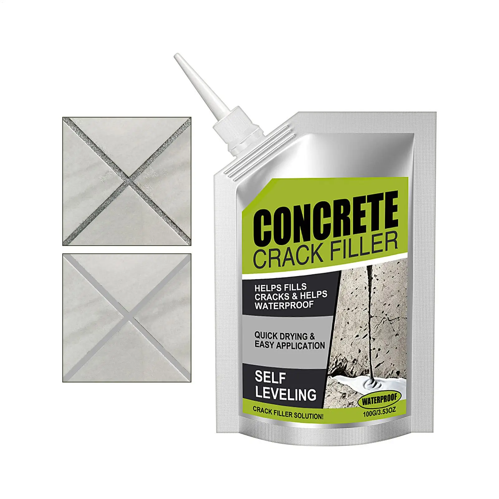 Waterproof Cement Crack Filler Outdoor Fast Drying Multifunctional Concrete Floor Repair Tool For Wood Composite Marble Kitchen
