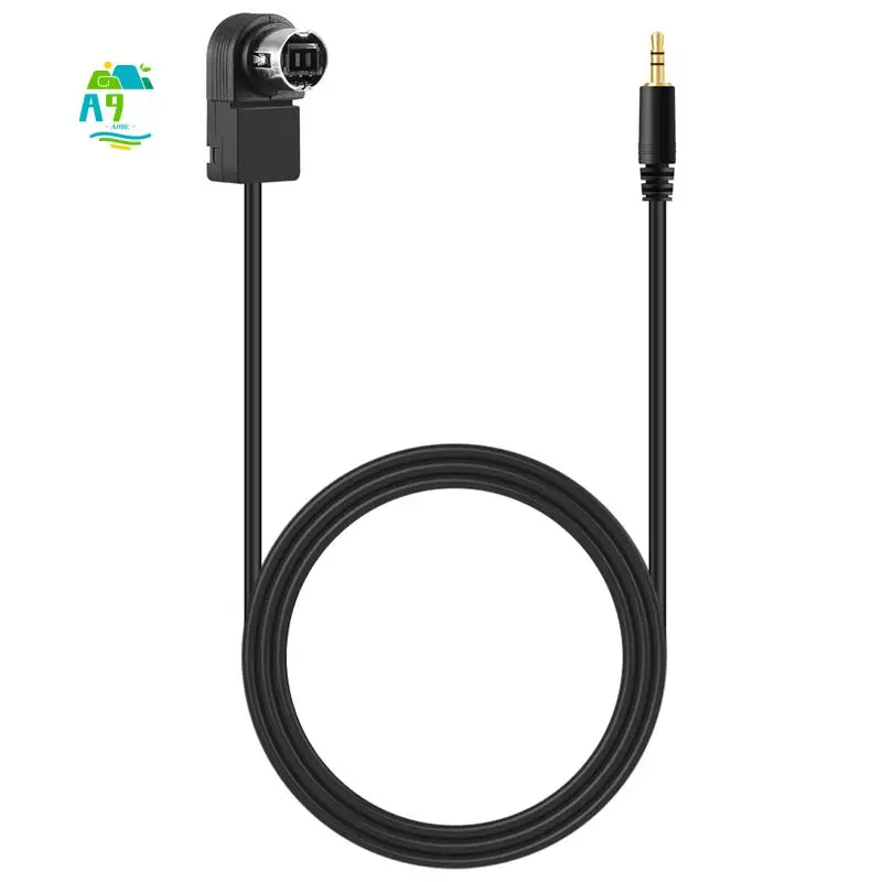A09E-Car 3.5Mm Stereo Mini Jack For ALPINE/JVC Ai-NET 4FT 100Cm Aux Car Audio Cable Fit For Adapter For Phone