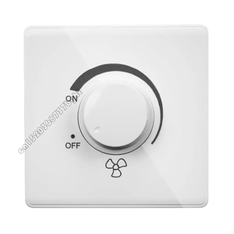 

Lighting Control Ceiling Fan Speed Control Adjustment Stepless Speed Controller Wall Switch 220V 10A Dimmer Light Switch 4XFB