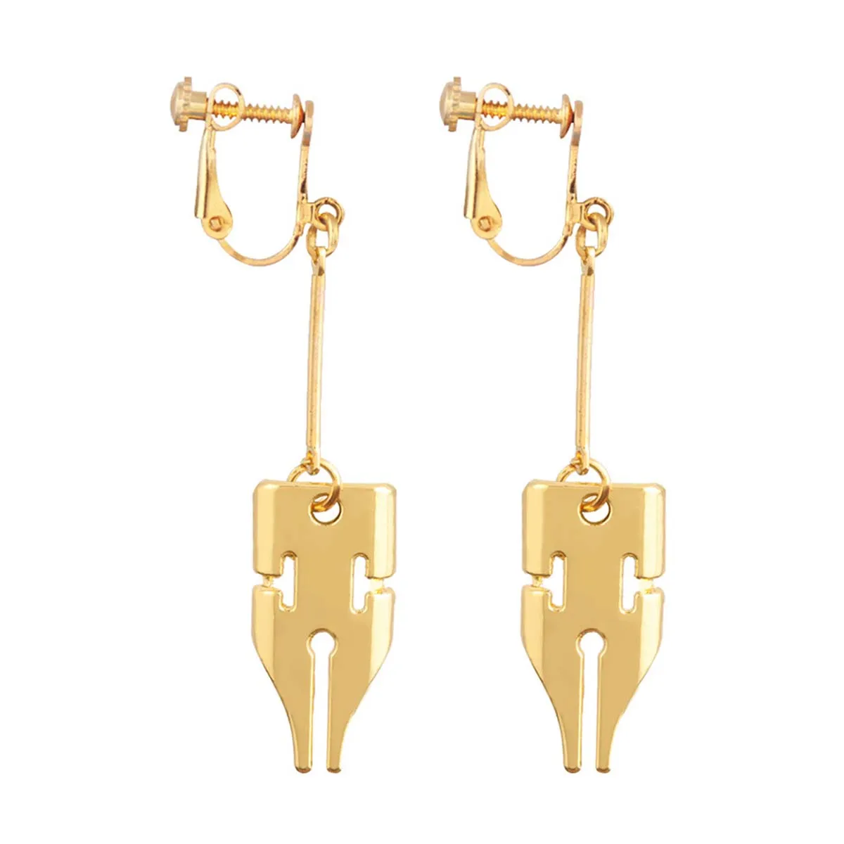 Men Novelty Accessories Party Anime JoJos Bizarre Rohan Kishibe Cosplay Drop Earrings