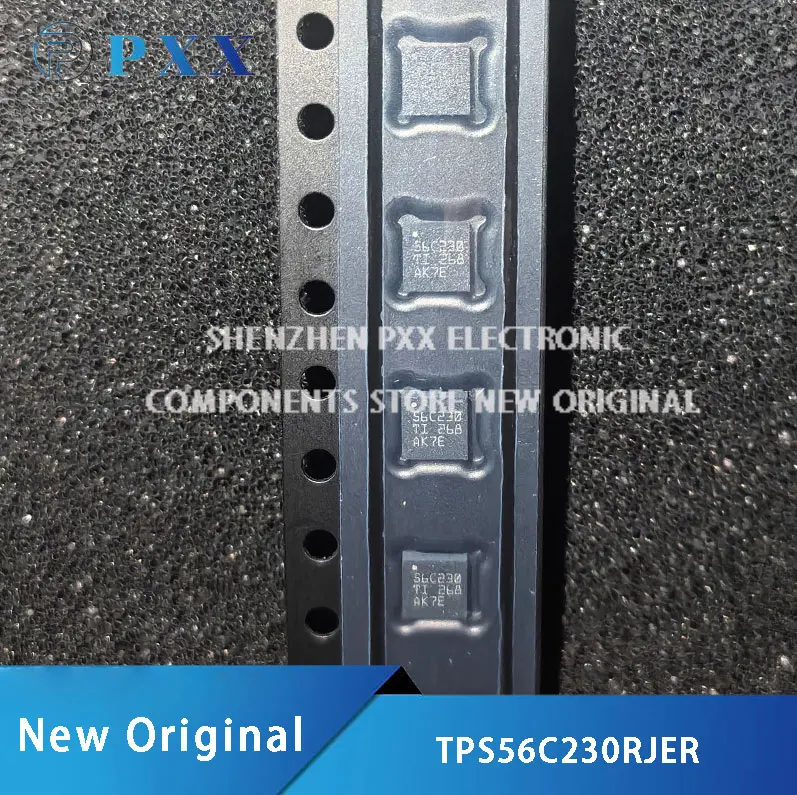 10Pcs New Original, TPS56C230RJER,  TPS56C230 4.5-V to 18-V, 12-A Synchronous Step-Down Converter, 20-VQFN