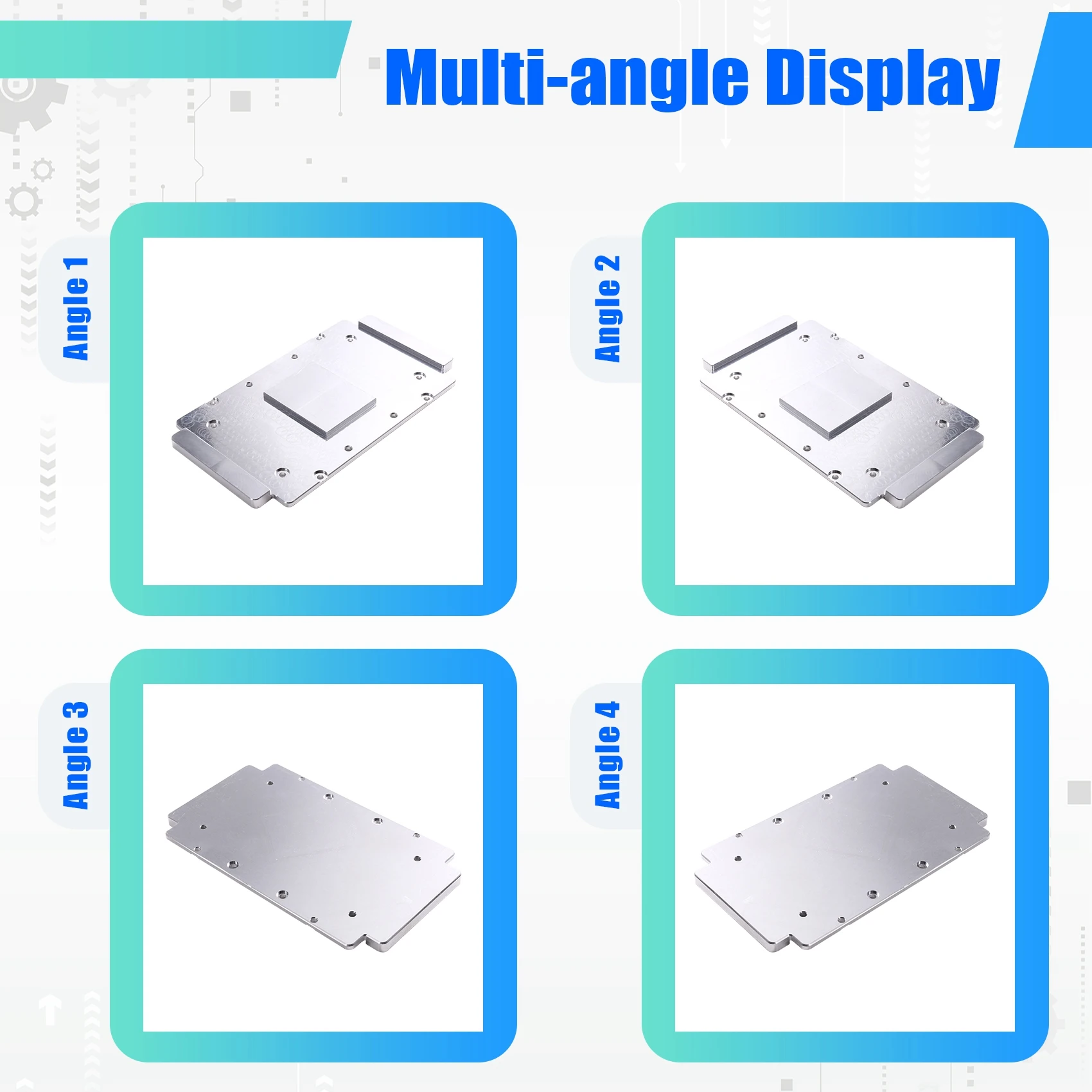 

ABIK-High-Efficiency For Tesla V100 SXM2 Water Cooling Vapor Chamber GPU Cooler Plate For AI Computing Cooled Cover