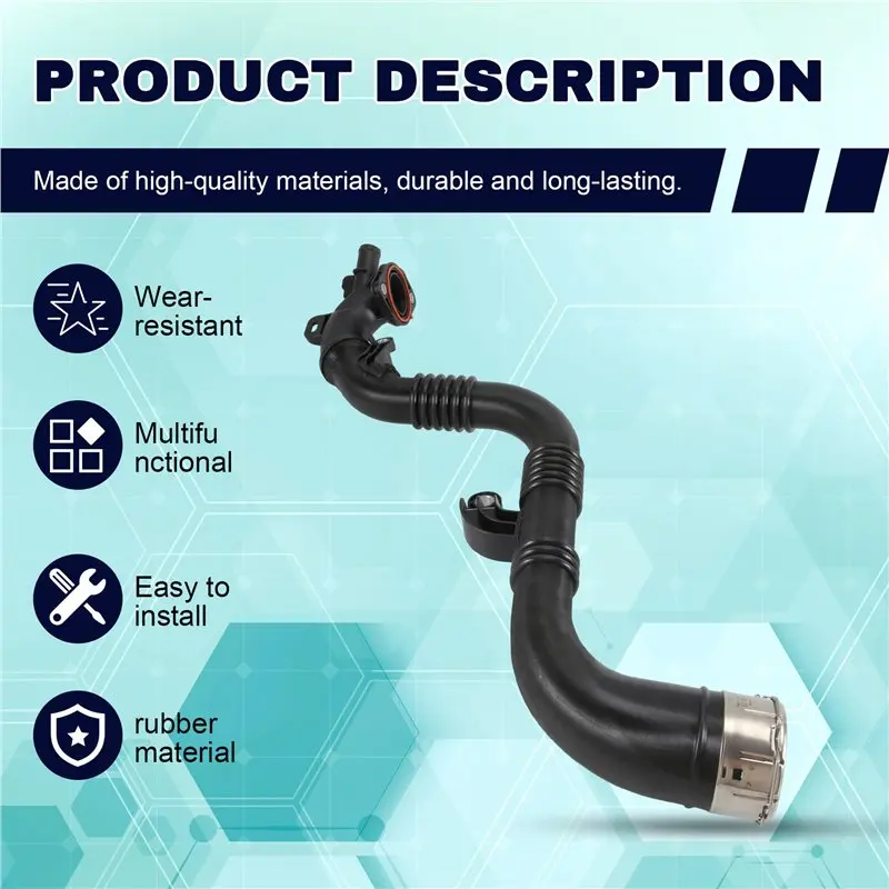 Air Hose Assembly 144604EJ0B 144604EJ0D 144604407R For Nissan Qashqai II 1.2 DIG-T-Left Side-From 2013