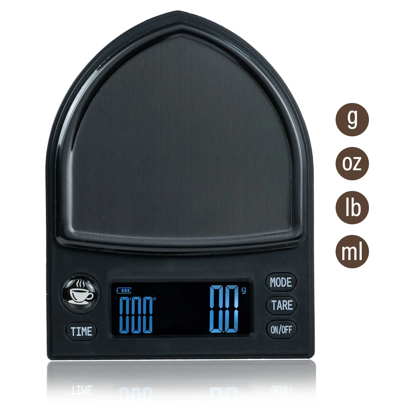 Home Electronic Scale Kitchen Coffee Scale with Timer 600/0.01g High Precision Drip Espresso Scale with Backlit LCD Display