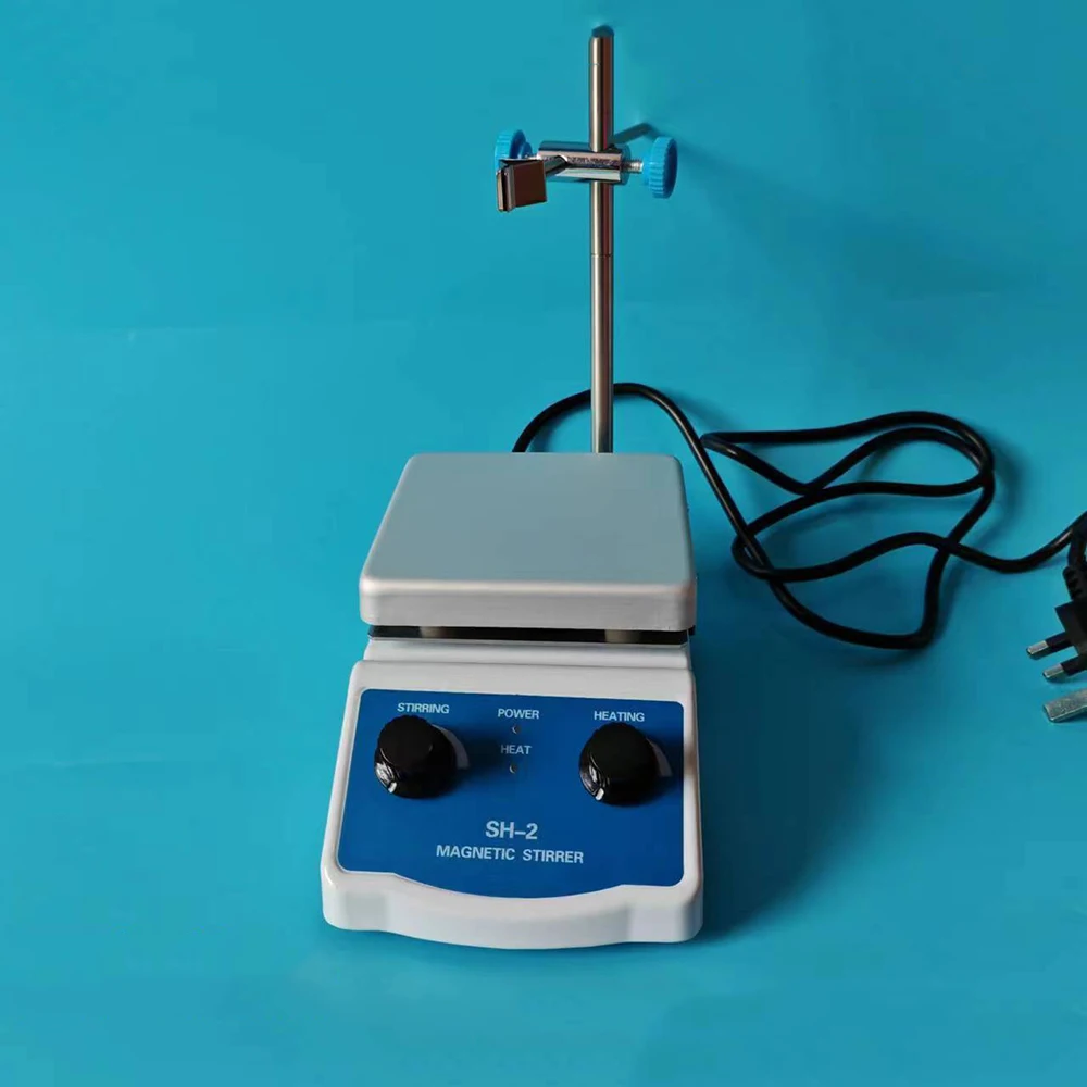 SH-2 Laboratory Magnetic Stirrer with heating Lab Stir Plate Blender mixer Hot Plate with Magnetic Stir Bar