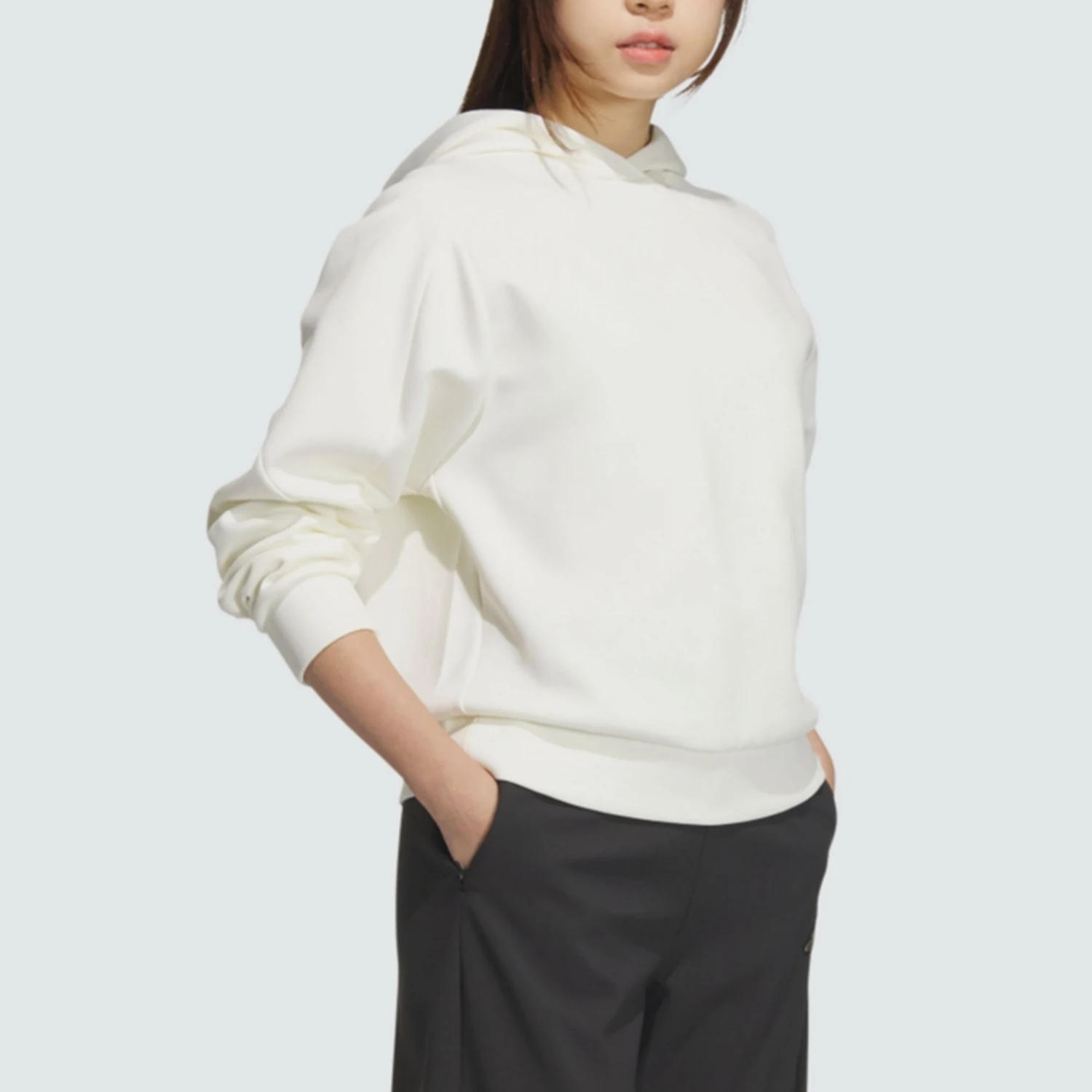 

Adidas Originals 2025 Spring Women's Knitted Hooded Casual Hoodie JM8793