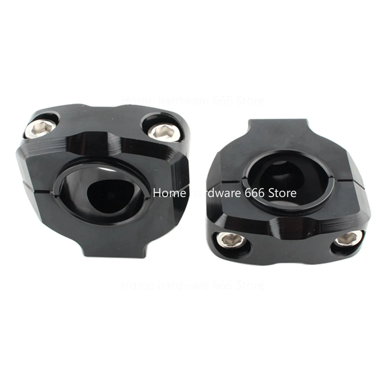 Suitable for Pack of 2 1/8inch 28mm Handlebar Risers Mount Clamps for Motorcycle ATV Dirt Bike