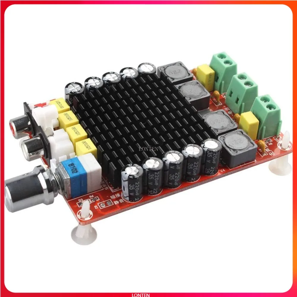 

DC14-34V TDA7498 2 × 100 Вт 2-канальный усилитель высокой мощности класса D с бесшумным режимом, плата цифрового усилителя мощности LT-GF0046