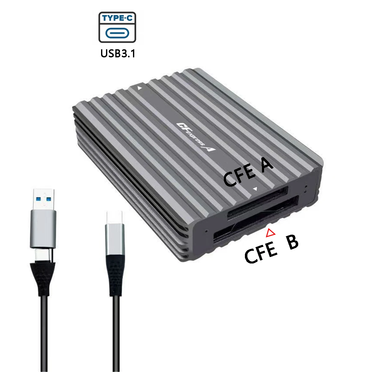 usb31-cfeカードリーダー-type-c-usb30-type-a-to-cf-express-拡張-cfe-type-a-type-b-cfa-r5-z6-z7-cfb-メモリカード