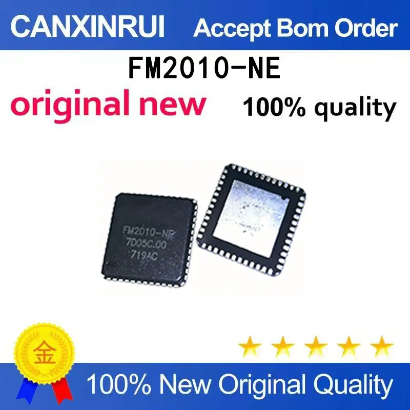 

(5-100 pieces)FM2010-NE FM2010 patch QFN-48 noise reduction and echo cancellation chip integrated block is brand new