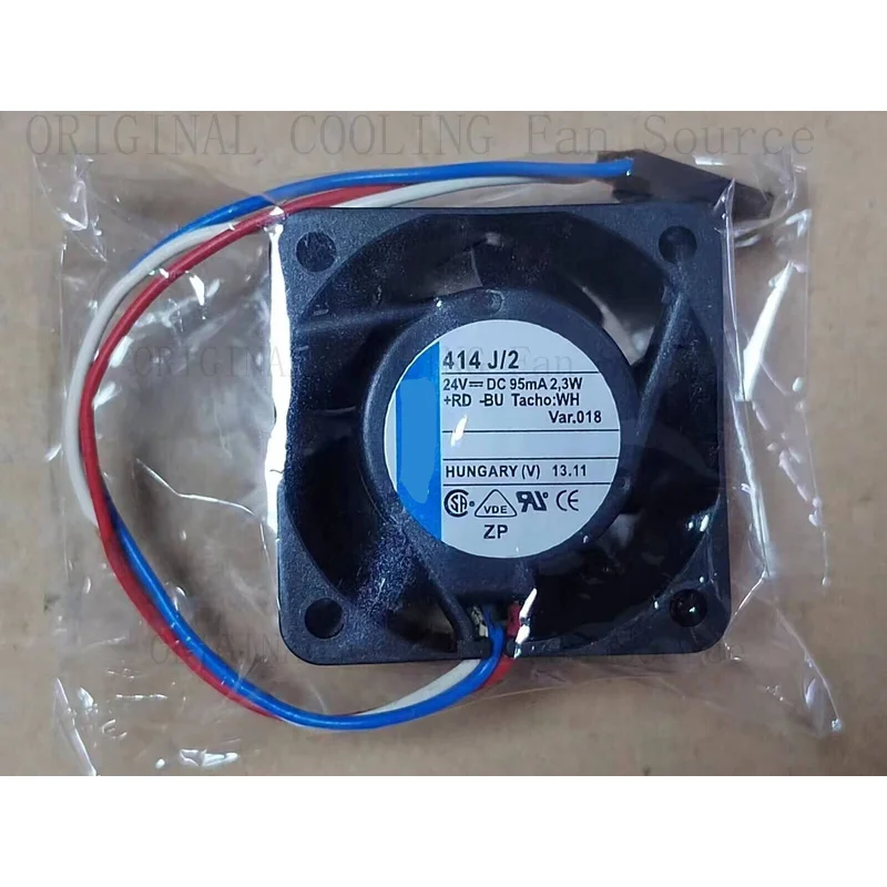 H 1pc TYP 414J/2 4025 24V 2.3W cooling fan, 1 piece.