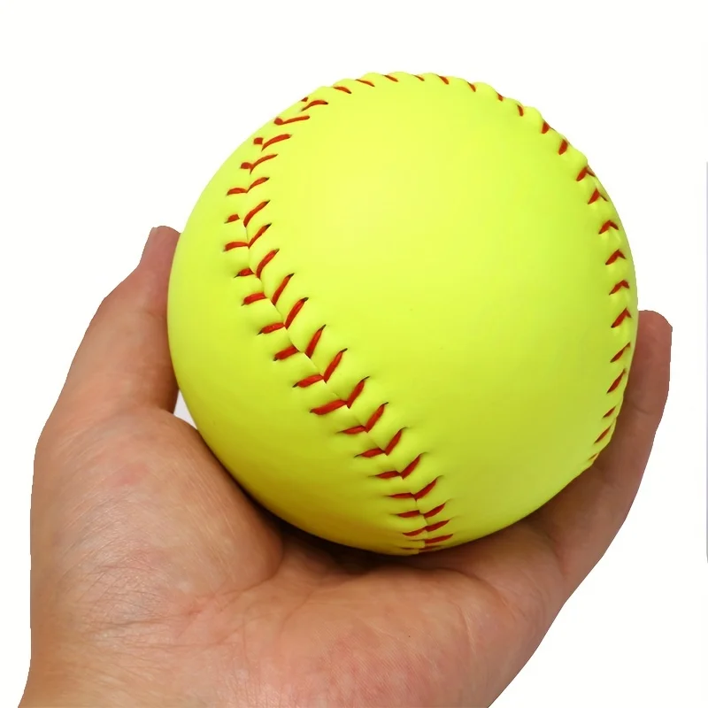 3Pc 12 Inch Slow Pitch Softball High Bounce Training Softball Outdoor Sports Ball For Adult Team Game Practice