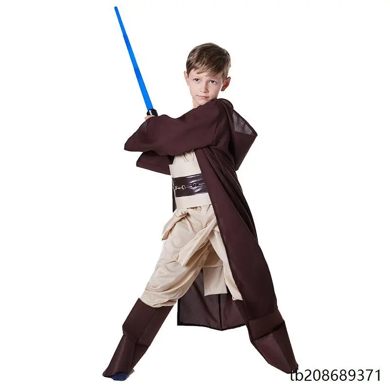 زي الهالوين لفارس الجيداي، ملابس تنكرية للأطفال من حرب النجوم، زي مرح للعب الأدوار، ملابس للعروض المسرحية، زي صيني تقليدي #2