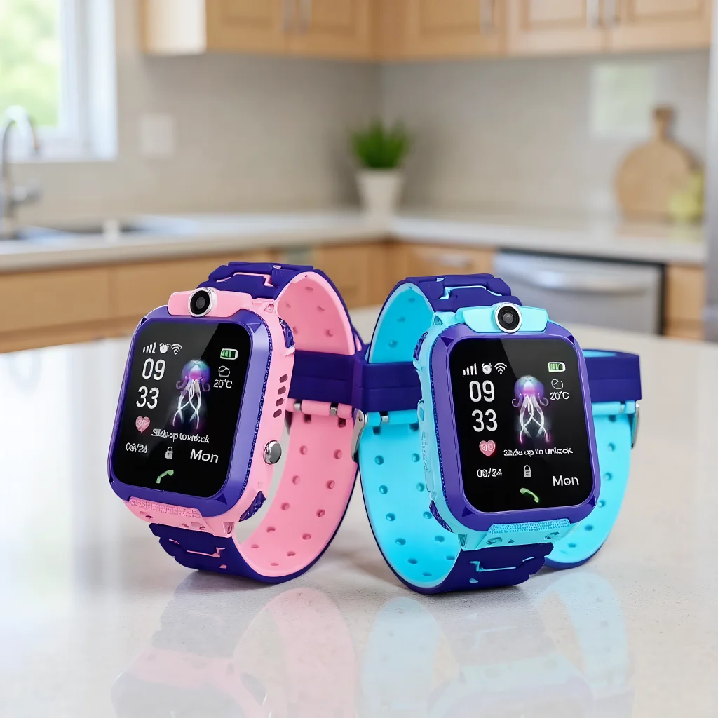 

4G Kids Smartwatch with Calling & SOS - Mini Phone, Camera,Fun Cartoon Designs,Ideal Gift for Boys & Girls