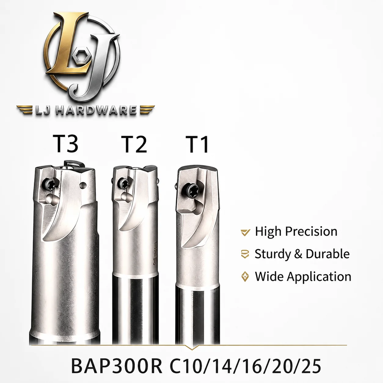 BAP 300R Right Angle CNC Milling Cutter Bar Roughing Tool for APMT1135 APKT1135 Carbide Insert C10-C20
