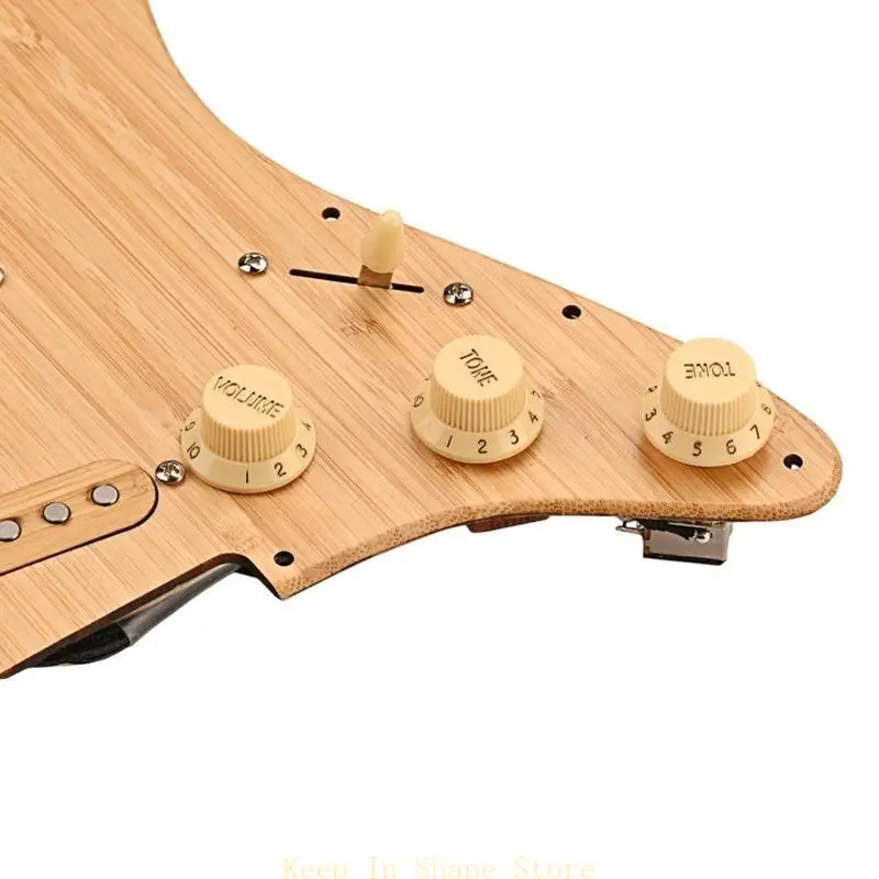 U1JC 11 Hole Single-Coil Pickup Loaded Prewired Pickguard Electric Guitar Accessories