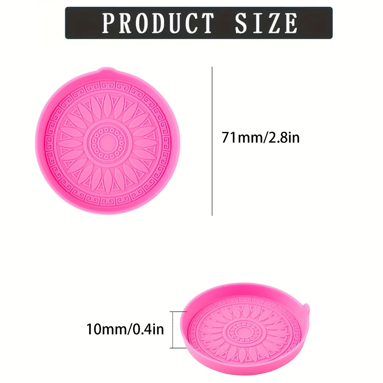 2PCS General Motors Water Cup Mat Interior Control Anti slip Mat Multi functional Car Cup Mat Fashion and Personalized Silicone