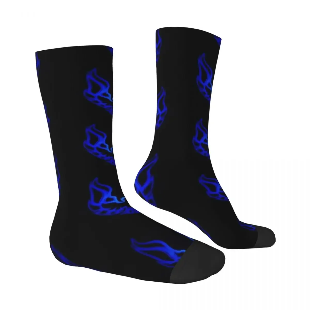 American Firebird Blue Stockings Printed Funny Socks Autumn Anti Skid Socks Couple Running Sports Breathable Socks