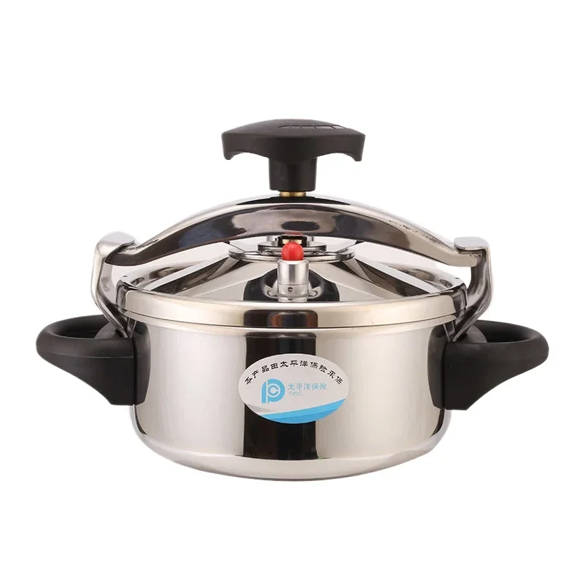 

Stainless Steel Explosion-proof Pressure Cooker for Gas and Induction Cooktops with Thickened Bottom for Home and Hotel Cooking