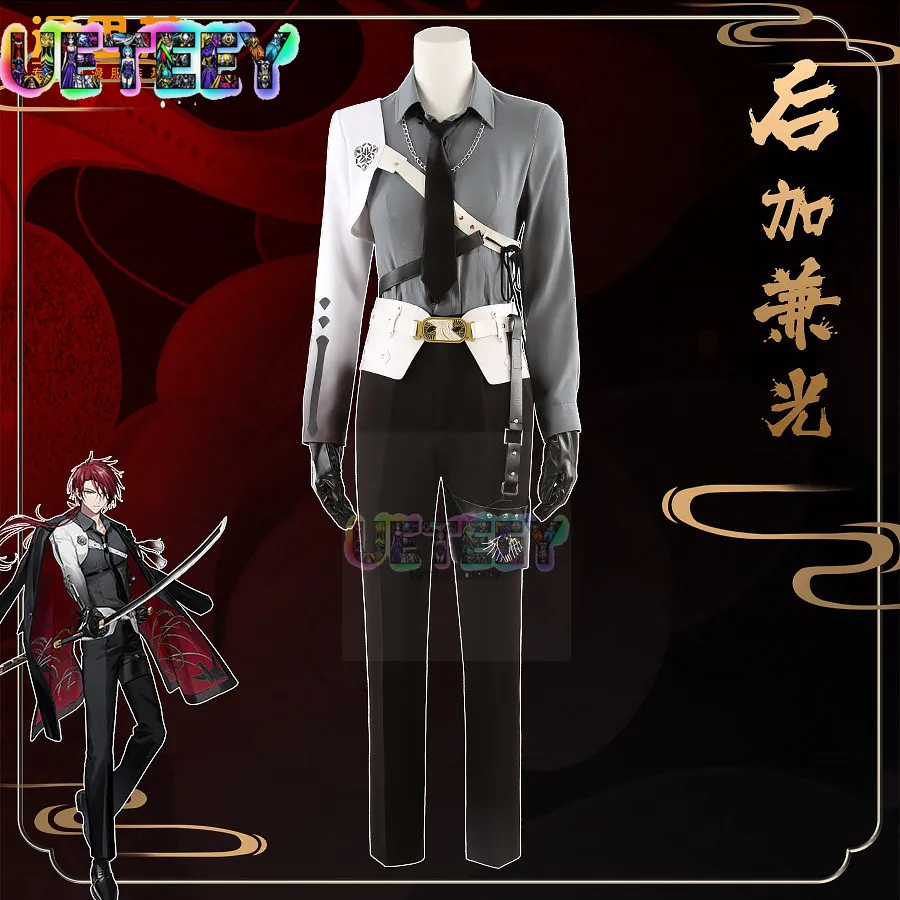 UETEEY COS Touken Ranbu Uguisumaru Cosplay Costume Custom Military Uniform Suit Coat Cape Halloween Anime Costume Custom Size - view 4