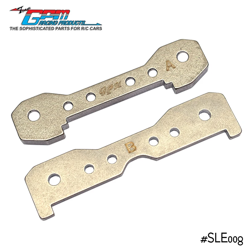 GPM Stainless Steel Front Lower Bulkhead Tie Bar For TRAXXAS 1/8 4WD Sledge 95076-4