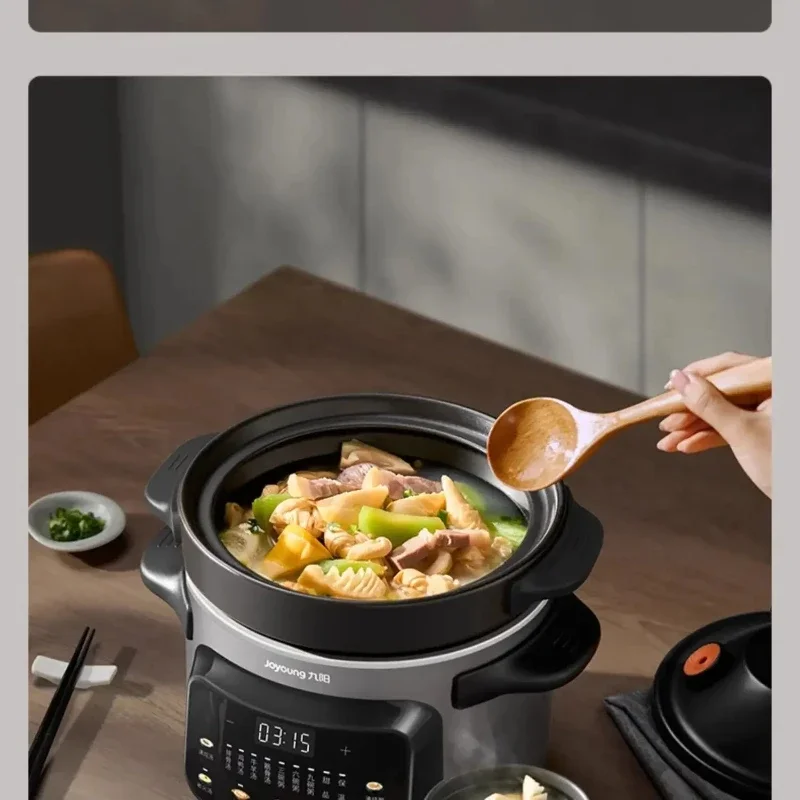 220 فولت Joyoung وعاء الحساء الكهربائي السيراميك التلقائي بالكامل صانع الحساء عصيدة طباخ طباخ بطيء AO