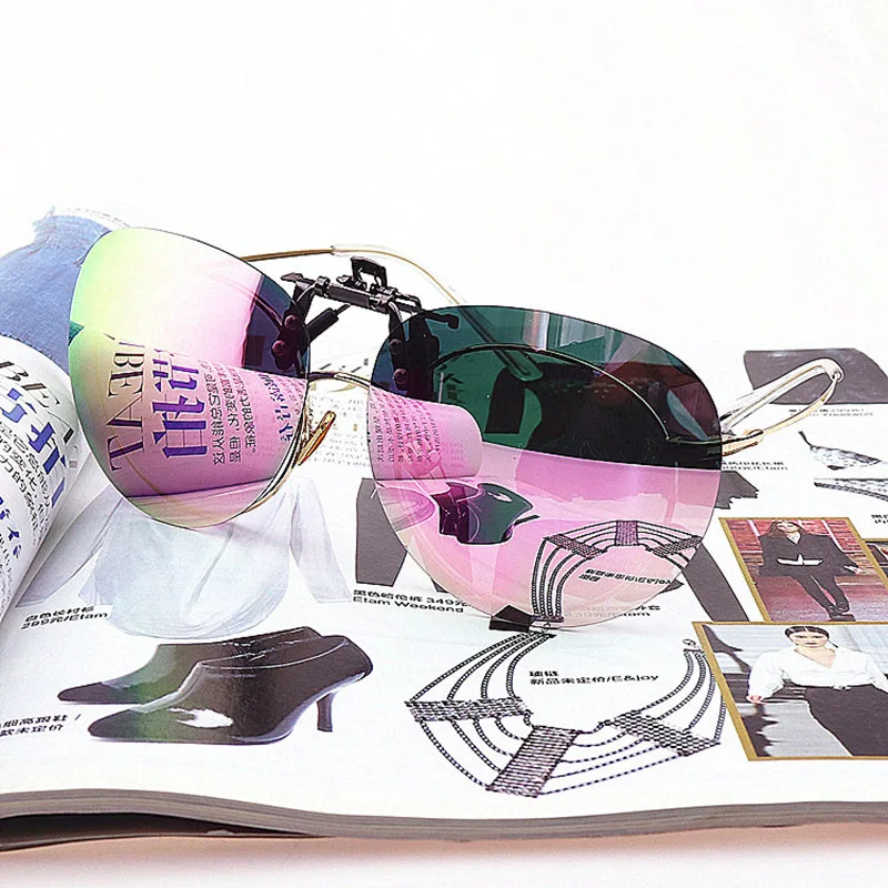 Toad Men's Sun-Shade Clip-on Type Reflective Lenses