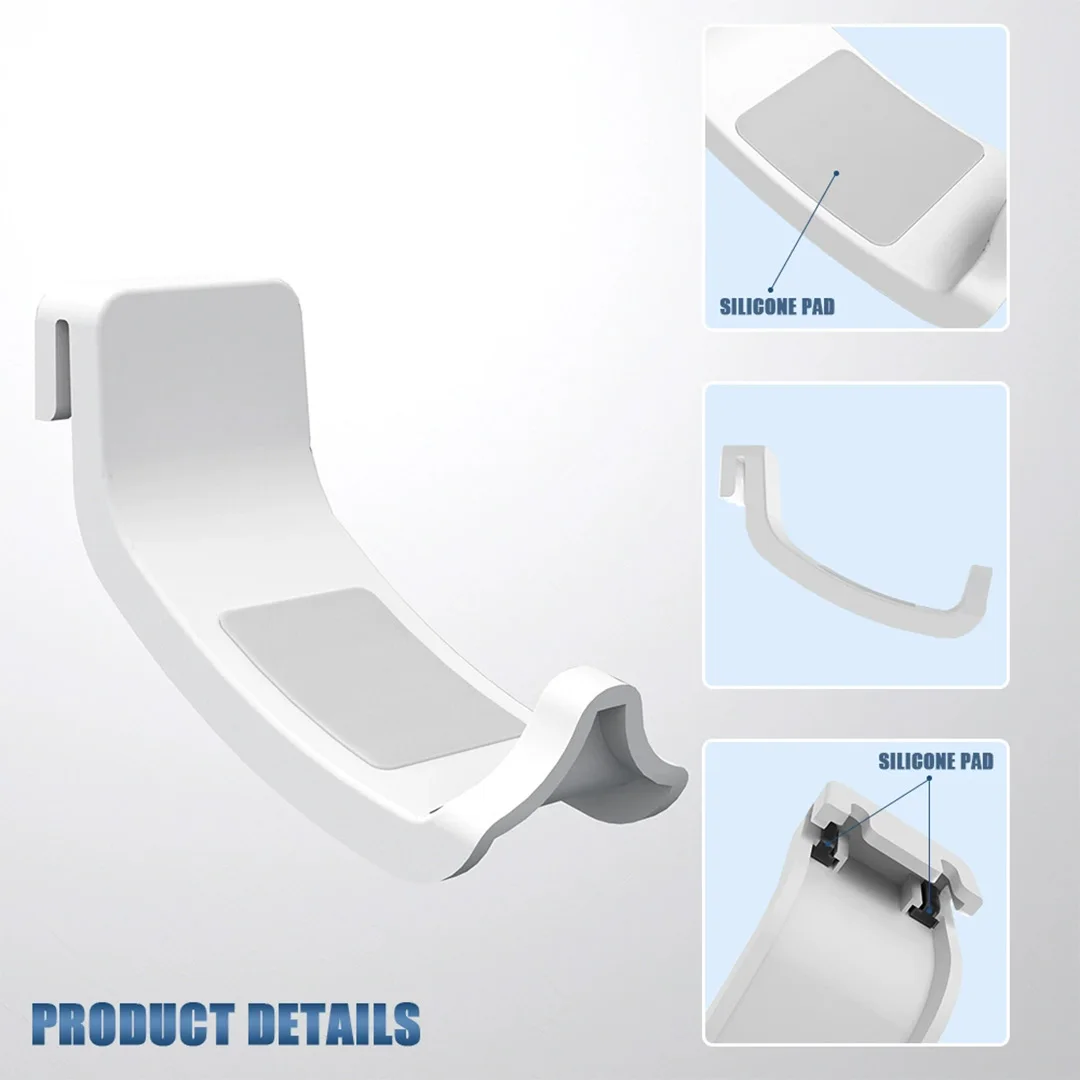 

PlayStation 5 Game Console Hanger For PS5 Headphone Hook Bracket Non-slip Punchable Hook Headphone Storage Bracket Accessory