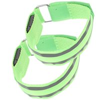 2Pcs Running Bracelet Light High Brightness LED Reflective Arm Bands for Night Jogging Walking Outdoor Camping Hiking Safety