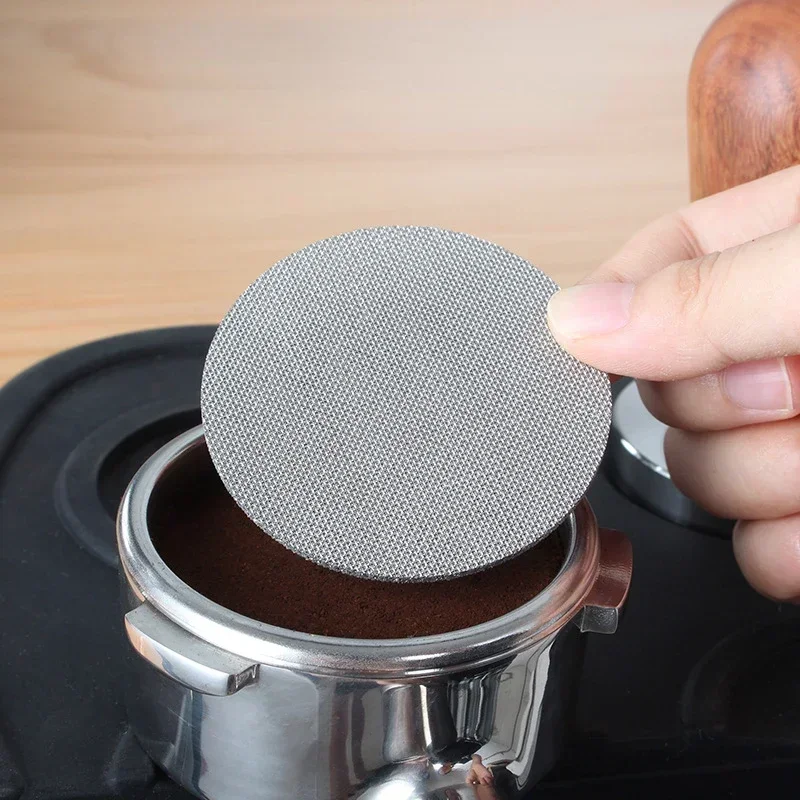 

51/54/58mm Reusable Coffee Filter Screen Heat Resistant Mesh Barista Coffee Making Screen for Espresso Machine