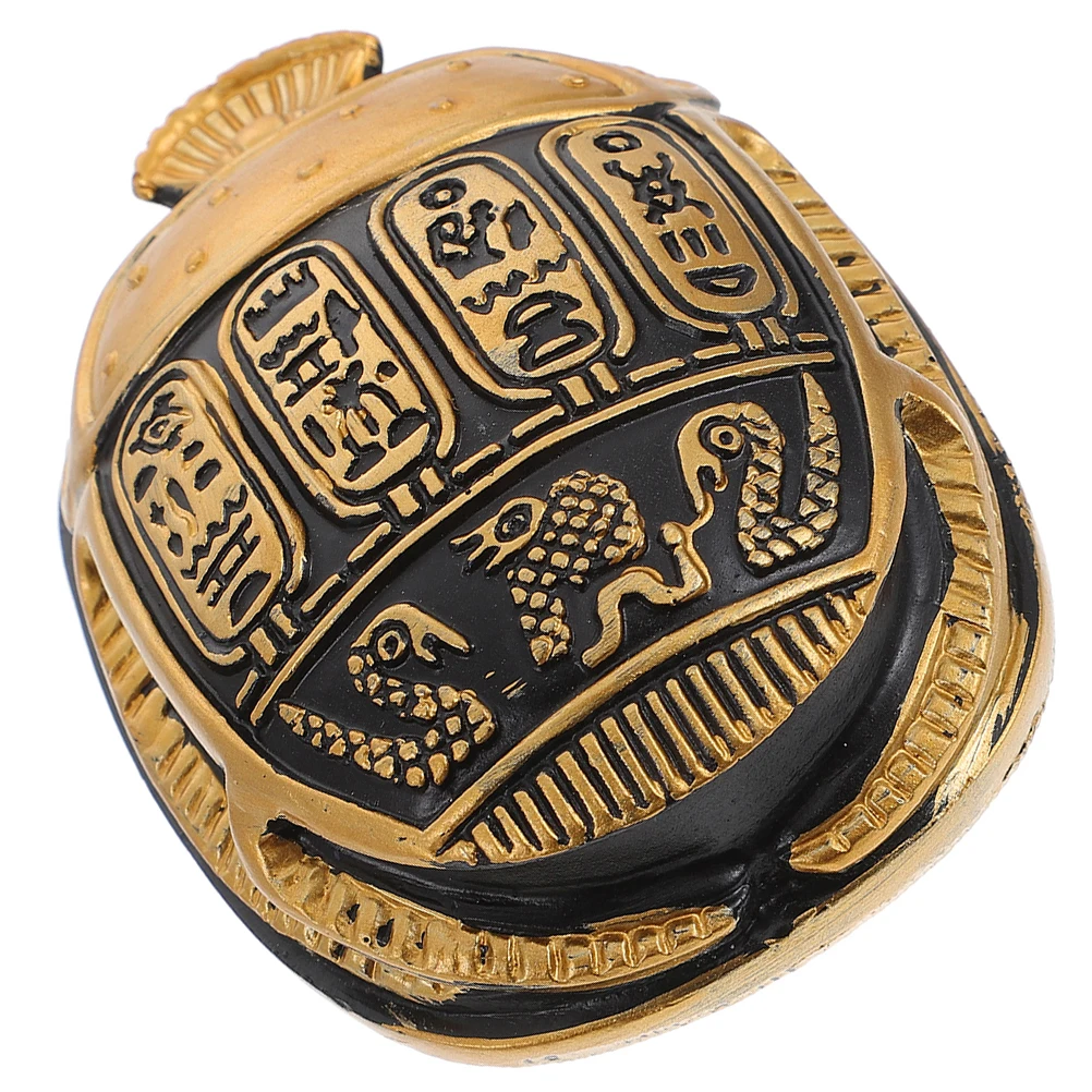 

Scarab Ornaments Egypt Ancient Artifacts Sculpture Decor Resin Decoration Tabletop Modern Desktop Decorative Statue Beetles