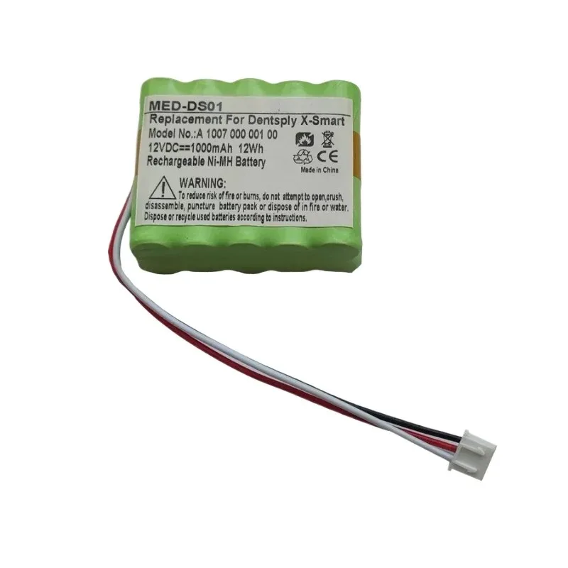 MED-DS01 12 V 1000 mAh medizinische Batterie A 1007 000 001 00 für Dentsply X-SMART Endodontie Motor Plus für Propex X-SMART