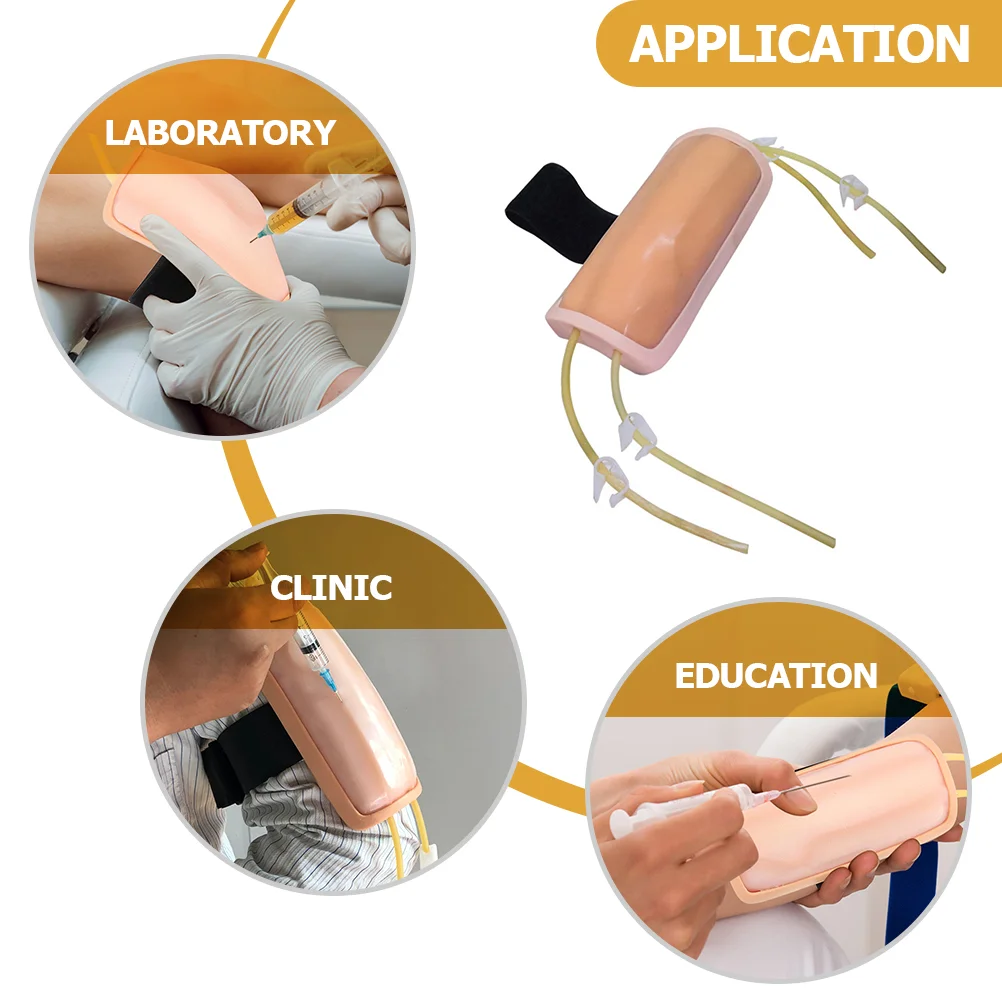 Blood Drawing Puncture Model Venipuncture Insertion Training Injection for Practice Suite Forearm Kit Pvc Phlebotomy